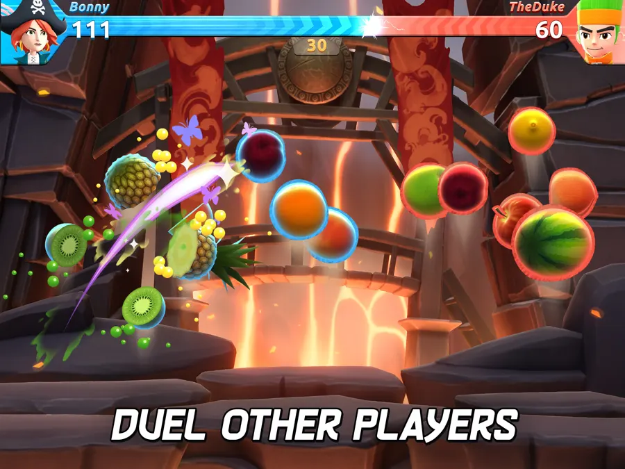 Fruit Ninja 2 mode selection artwork